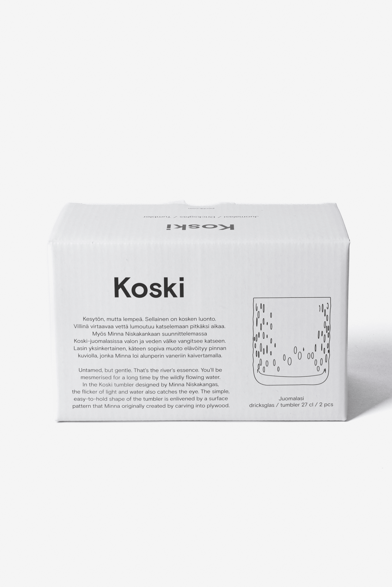 Koski Juomalasi 2 kpl - PENTIK - Kattaus/Astiat/Lasit
