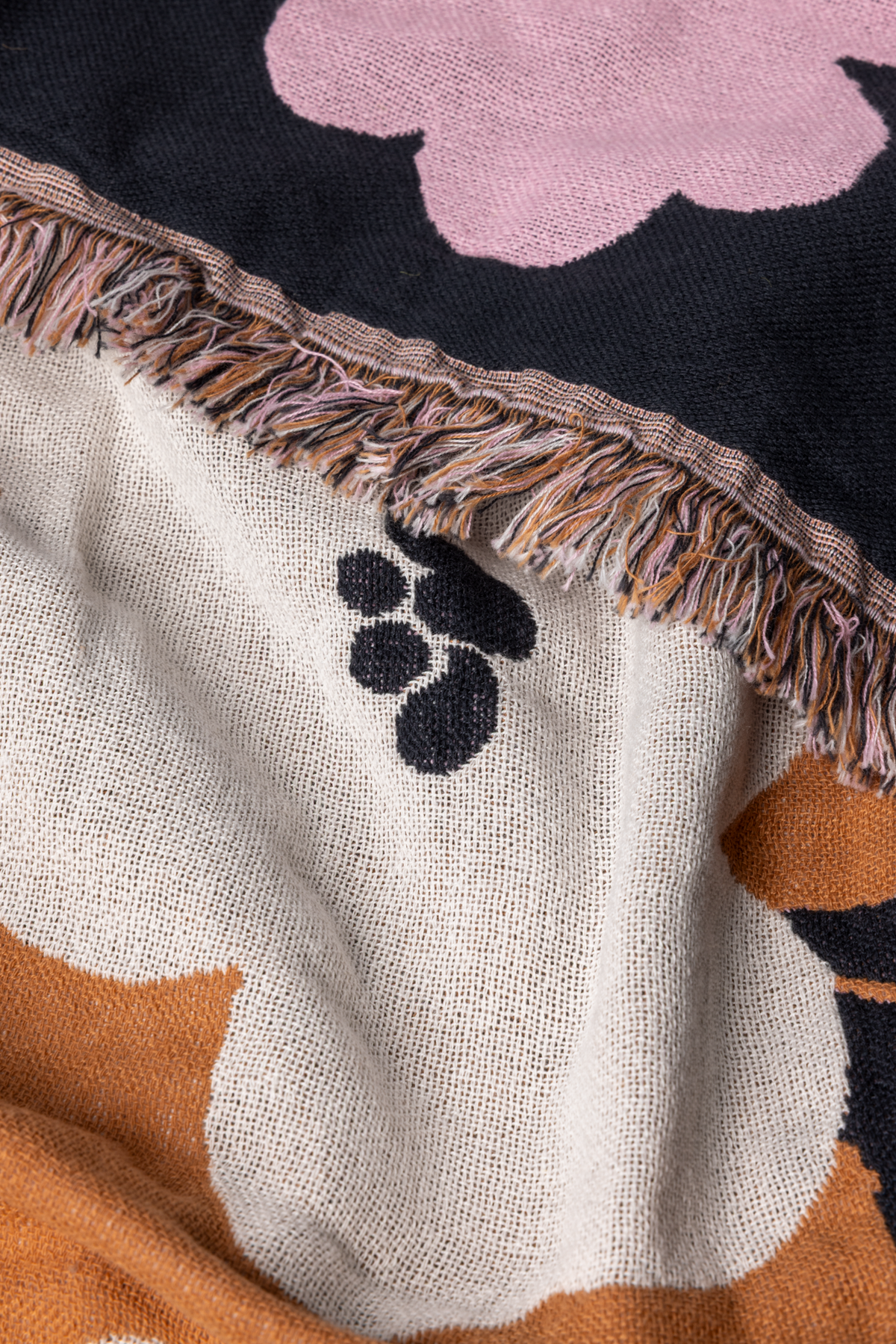 Ruusumalva Blanket Jacquard