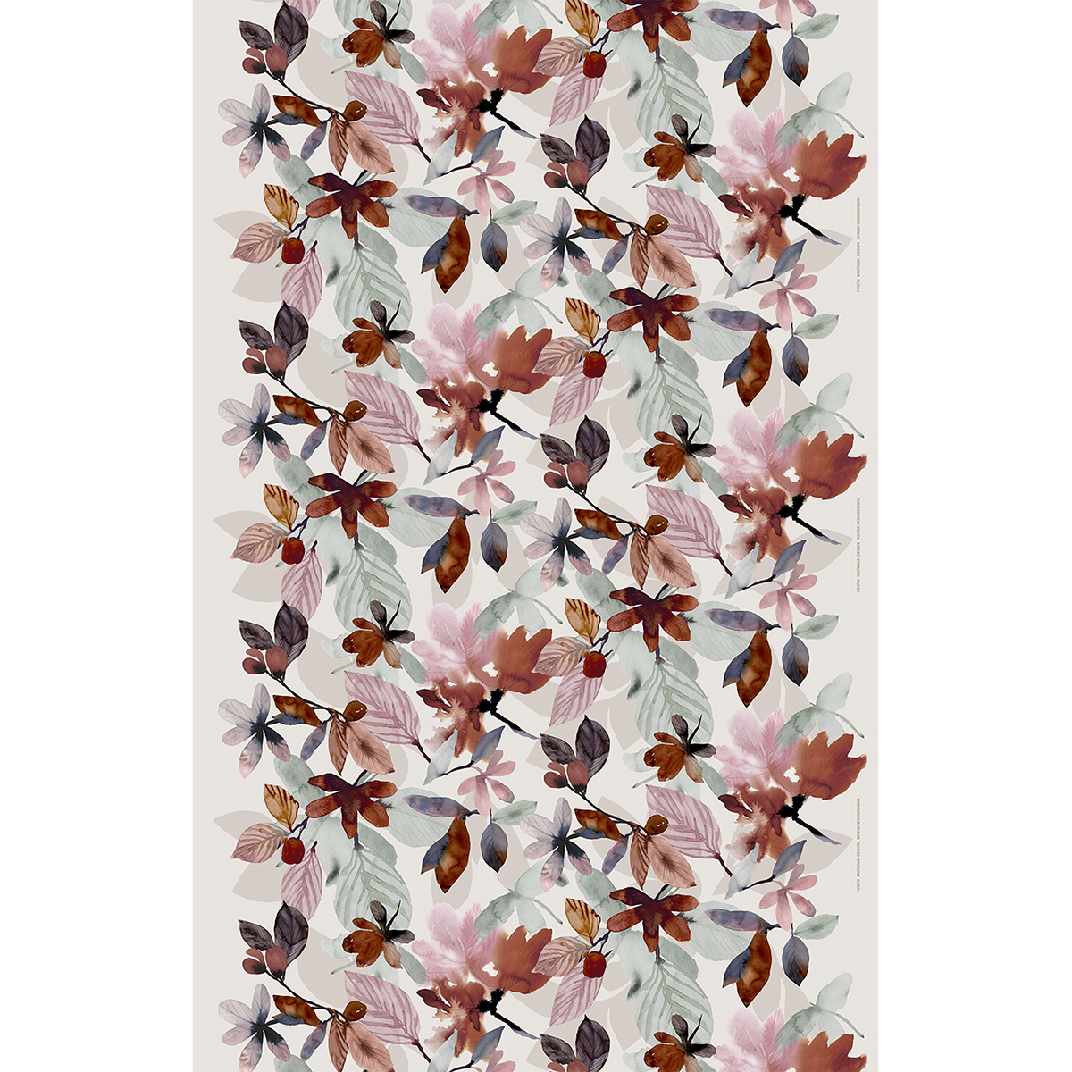 Kastanja Coated Cotton Fabric