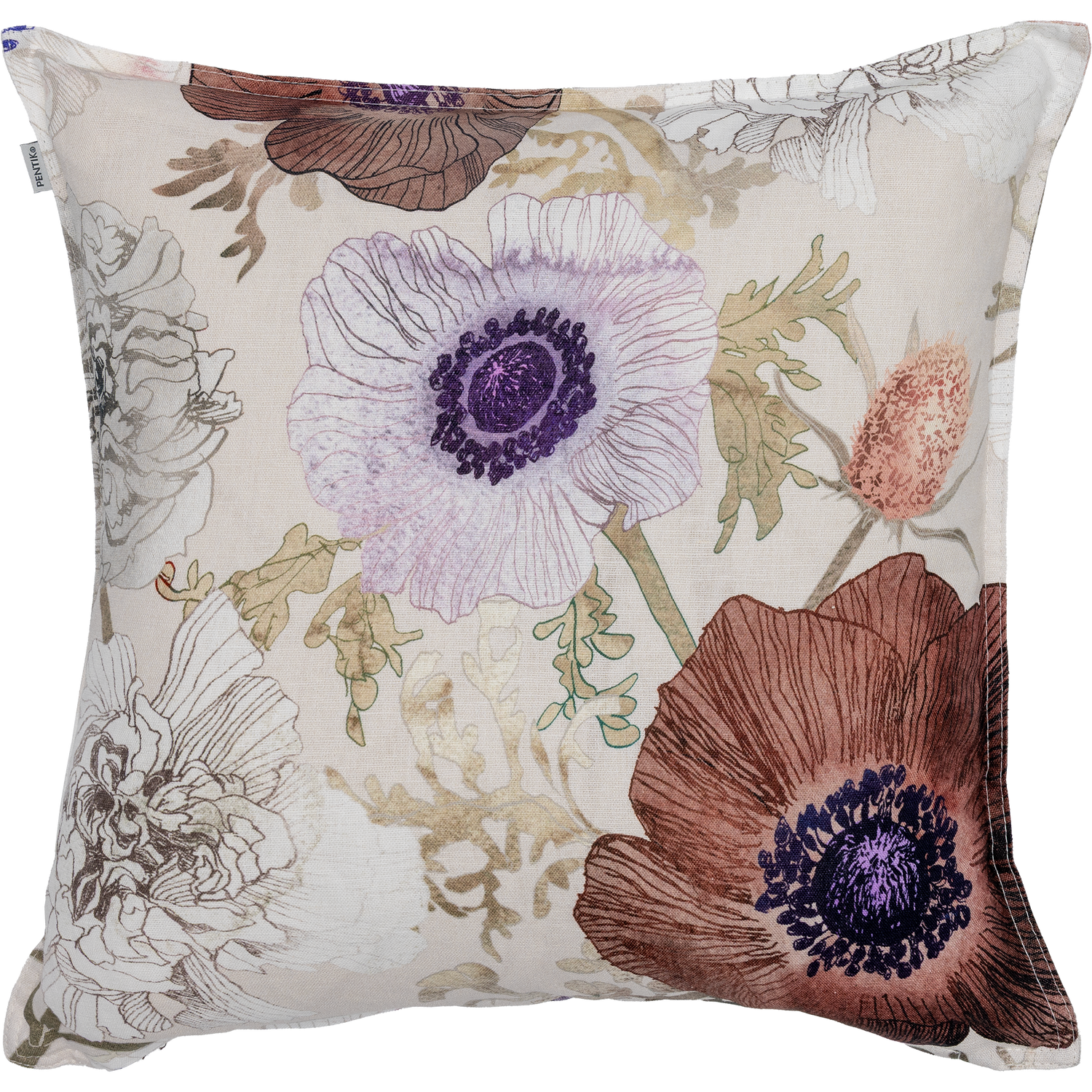 Leinikki Tyynynpäällinen Puuvilla-pellava