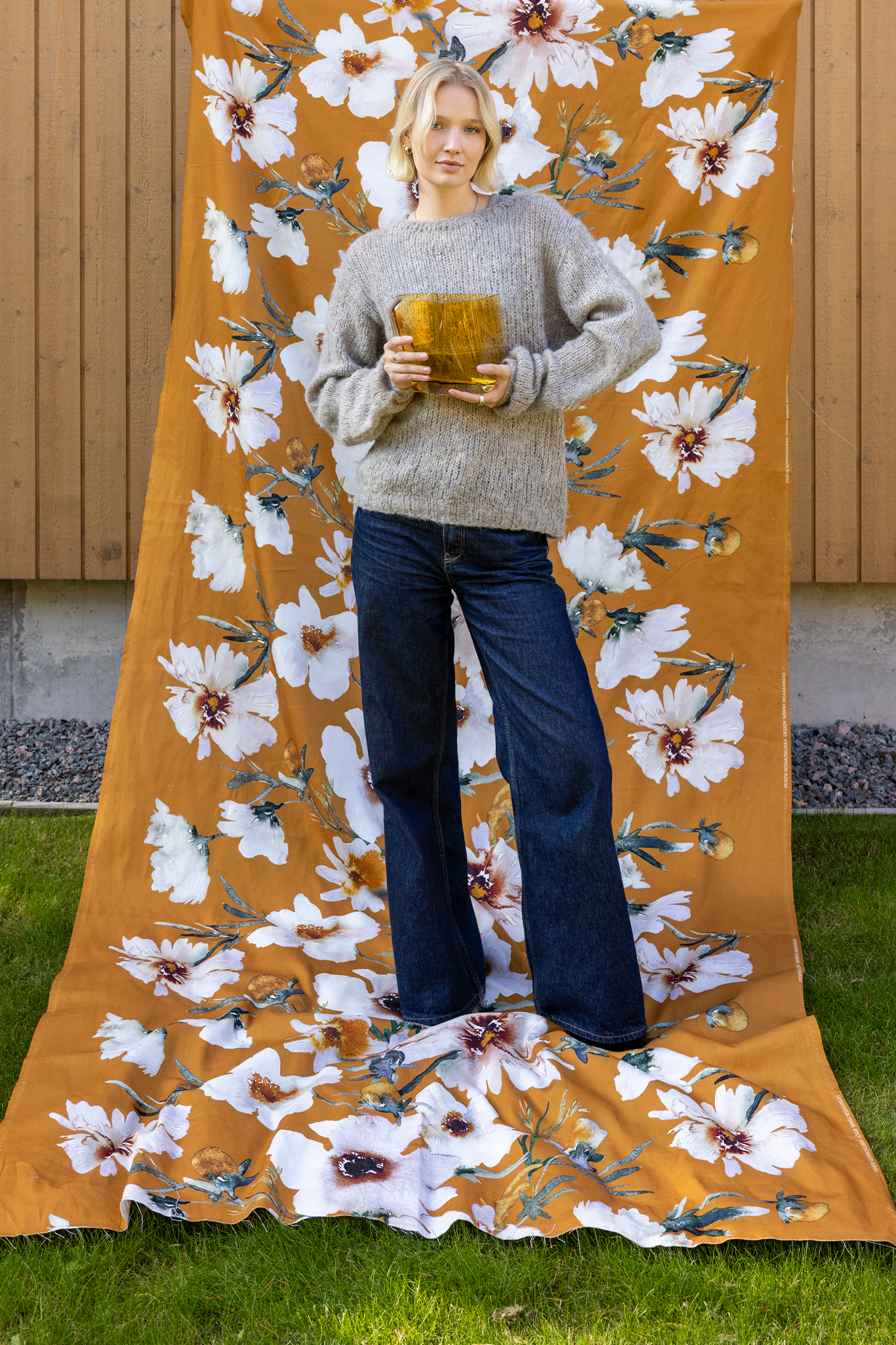 Kosmoskukka Cotton Fabric