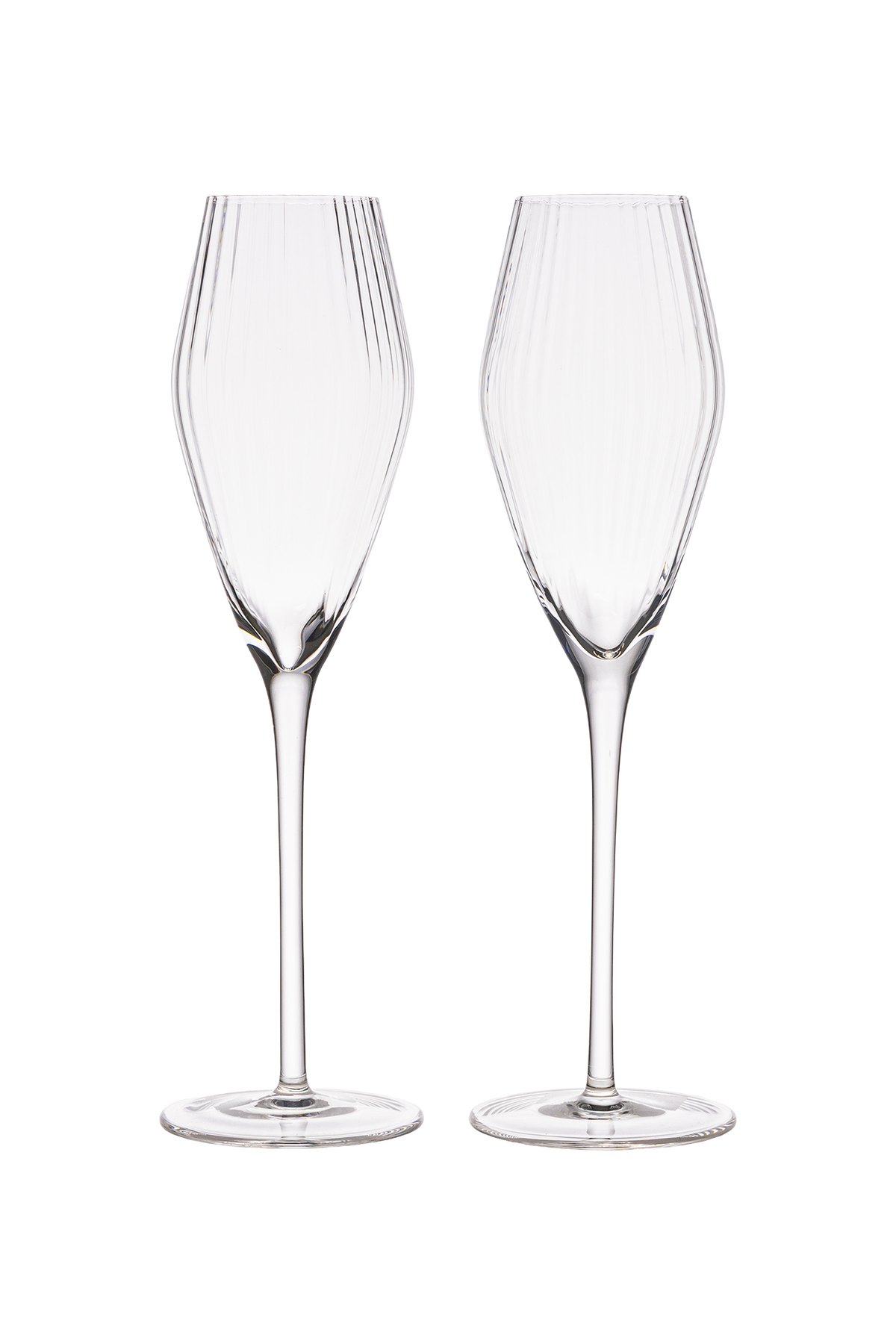 Vuolle Champagne Glass Stripe 2 pcs
