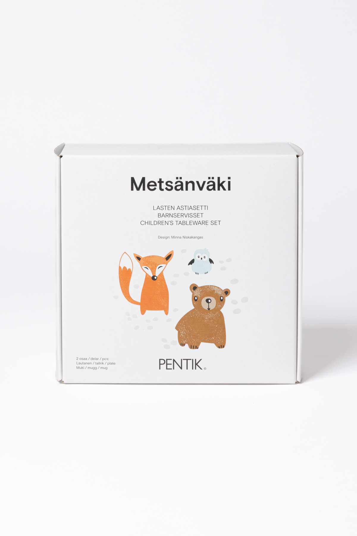 Metsänväki Tableware Set Mug 0,2 l and Plate 18 cm