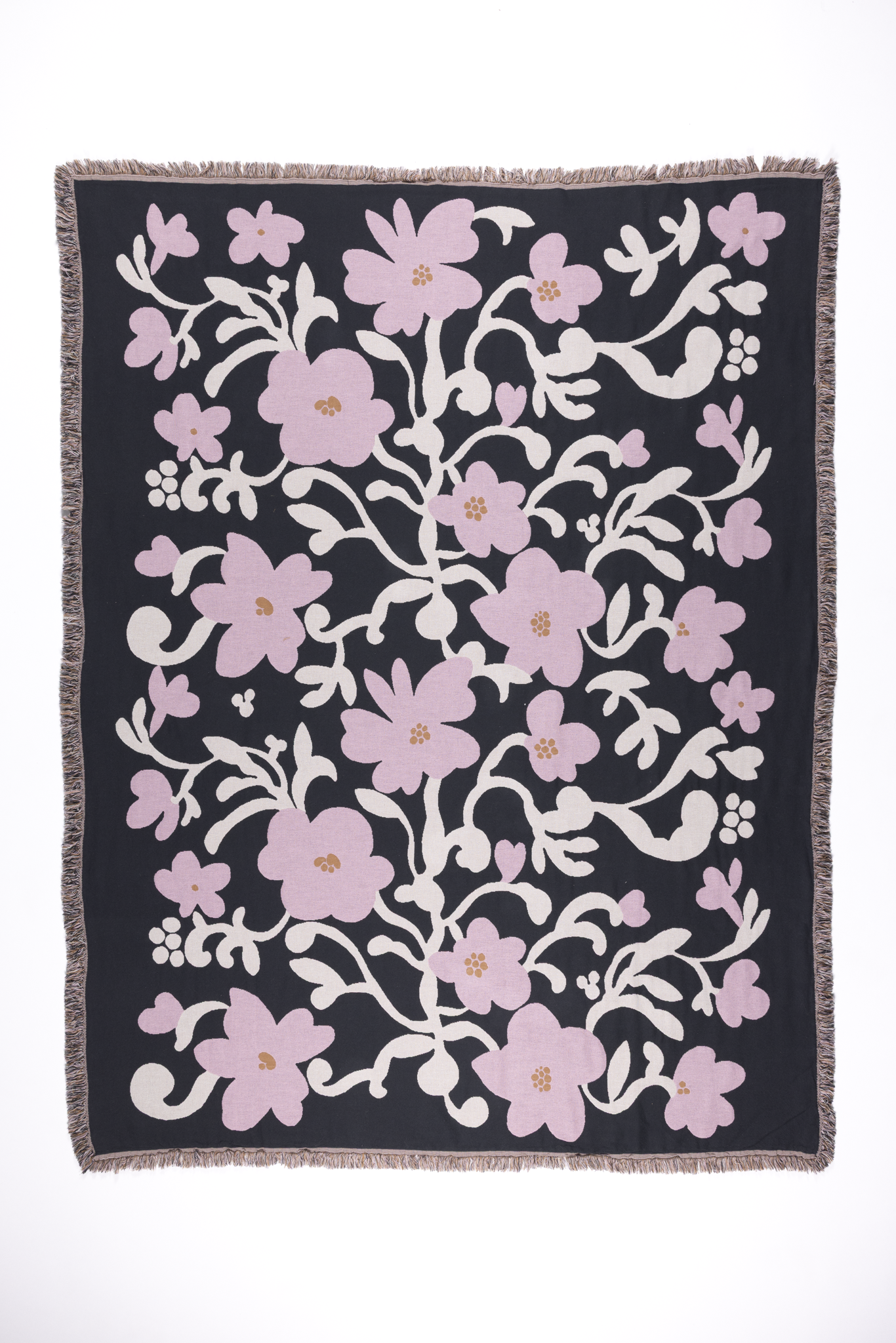 Ruusumalva Blanket Jacquard