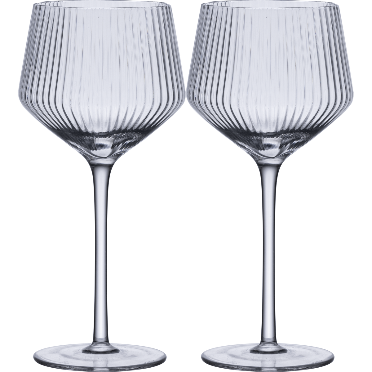 Vuolle White Wine Glass Stripe 2 pcs