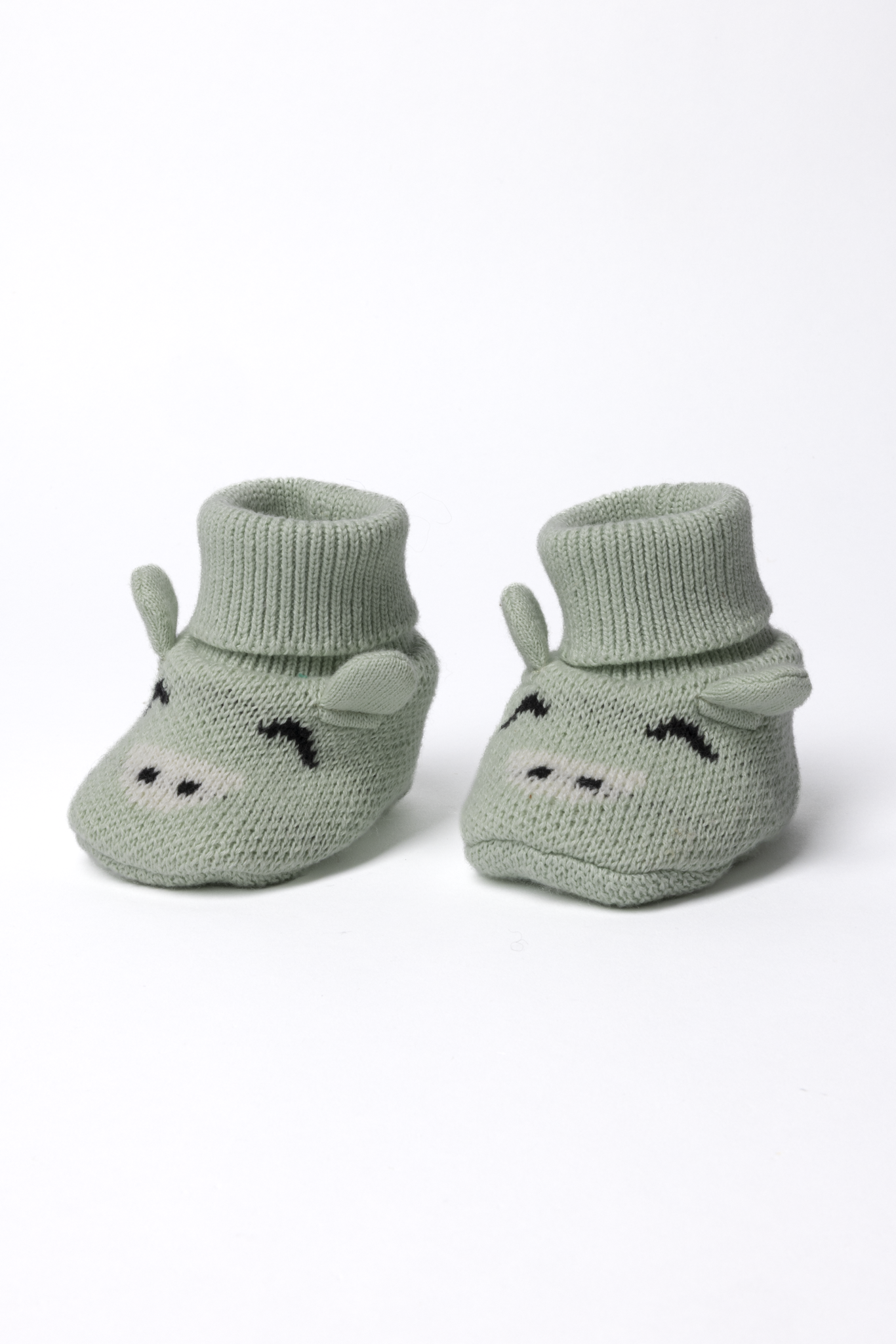 Heppa Knitted Booties 0-3 mths