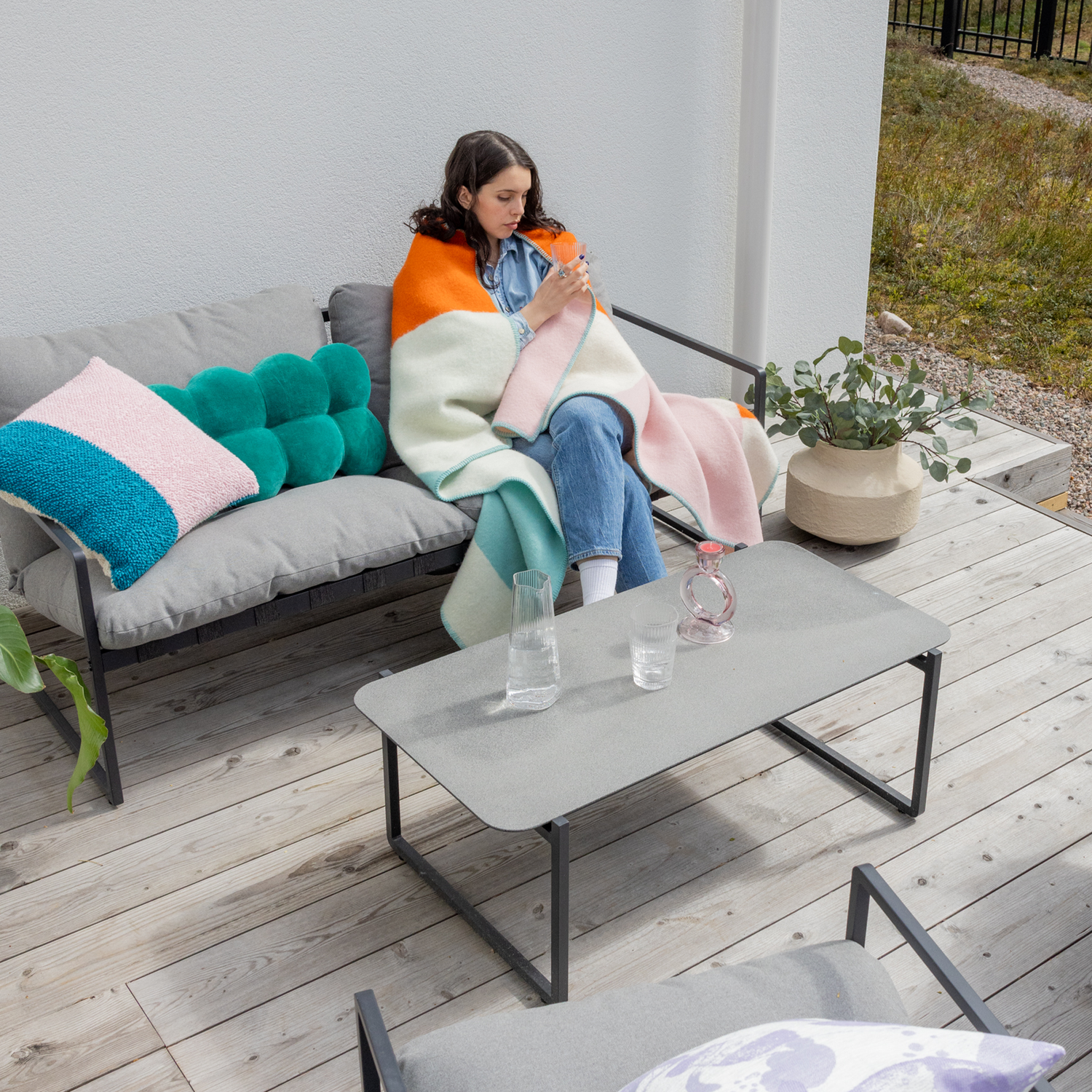 Tuntu Cushion Cover Boucle