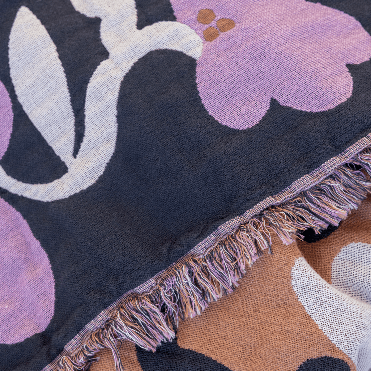 Ruusumalva Torkkupeitto Jacquard - PENTIK - Tekstiilit/Sisustustekstiilit/Torkkupeitot