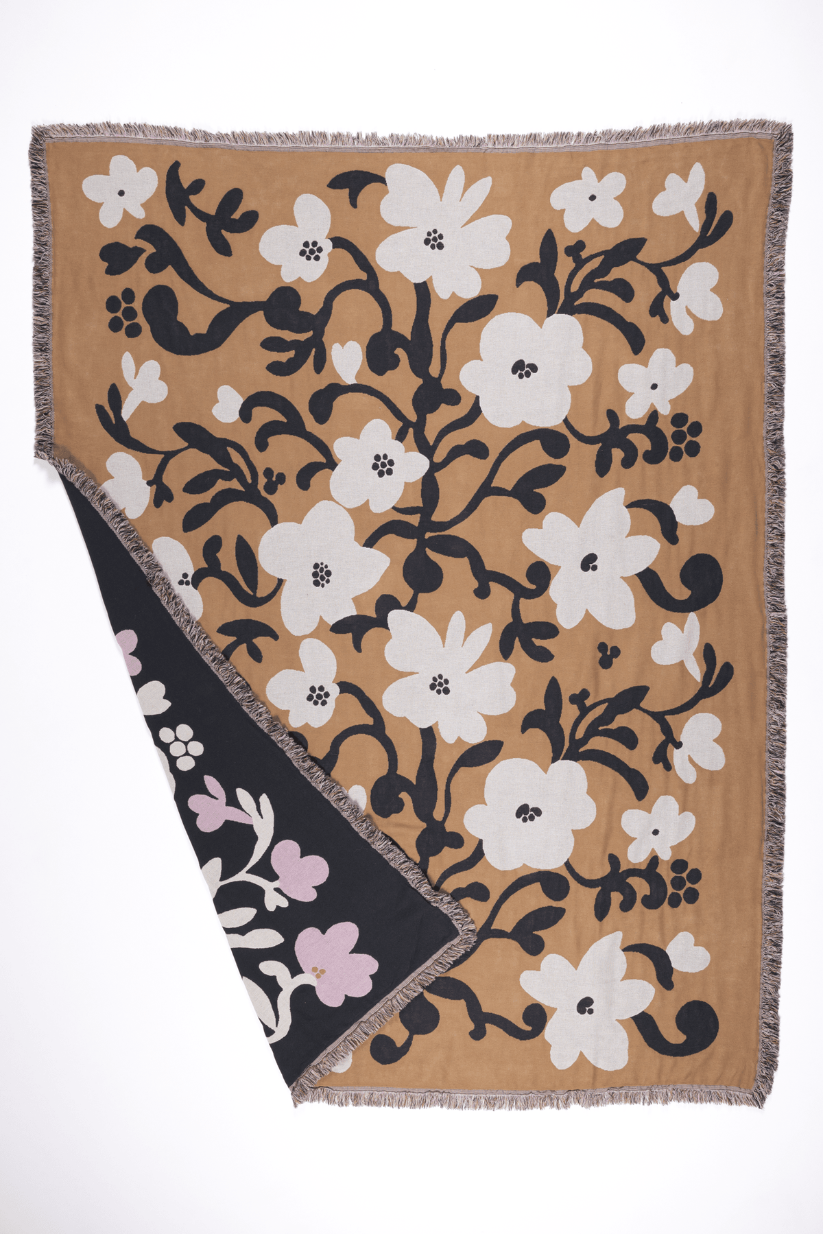 Ruusumalva Torkkupeitto Jacquard - PENTIK - Tekstiilit/Sisustustekstiilit/Torkkupeitot