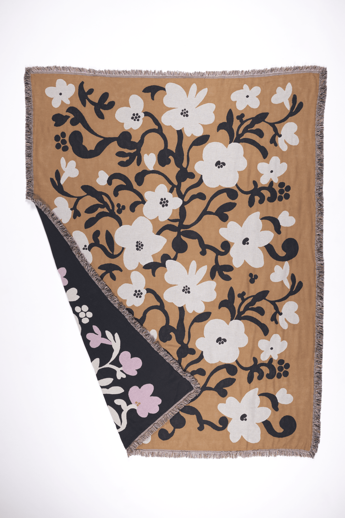 Ruusumalva Torkkupeitto Jacquard - PENTIK - Tekstiilit/Sisustustekstiilit/Torkkupeitot
