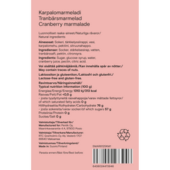 Karpalo Marmeladimakeinen - PENTIK - Kattaus/Herkut/Makeiset ja pikkuleivät