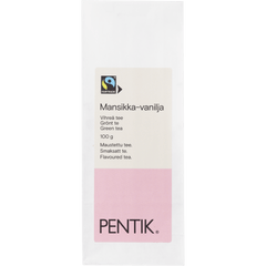 Mansikka - vanilja Vihreä Tee - PENTIK - Kattaus/Herkut/Teet