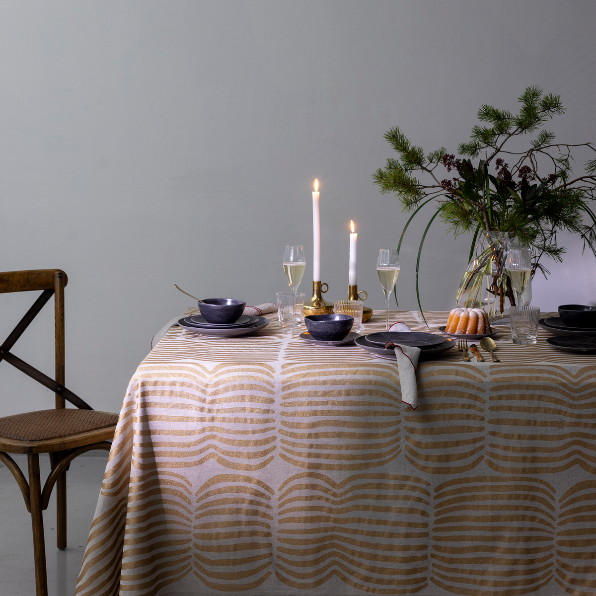 Vilja Coated Fabric Cotton-Linen