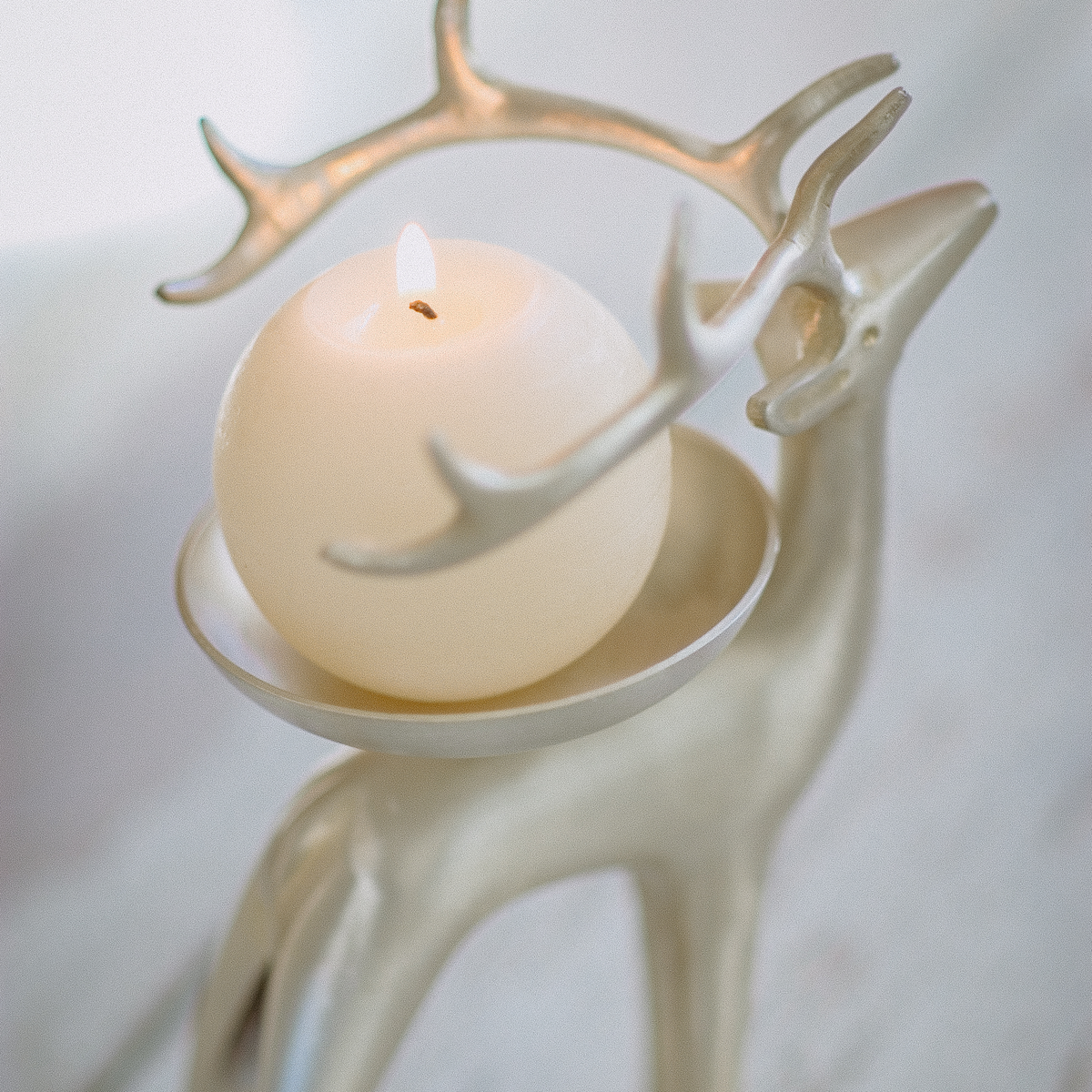 Petra Silvered Reindeer