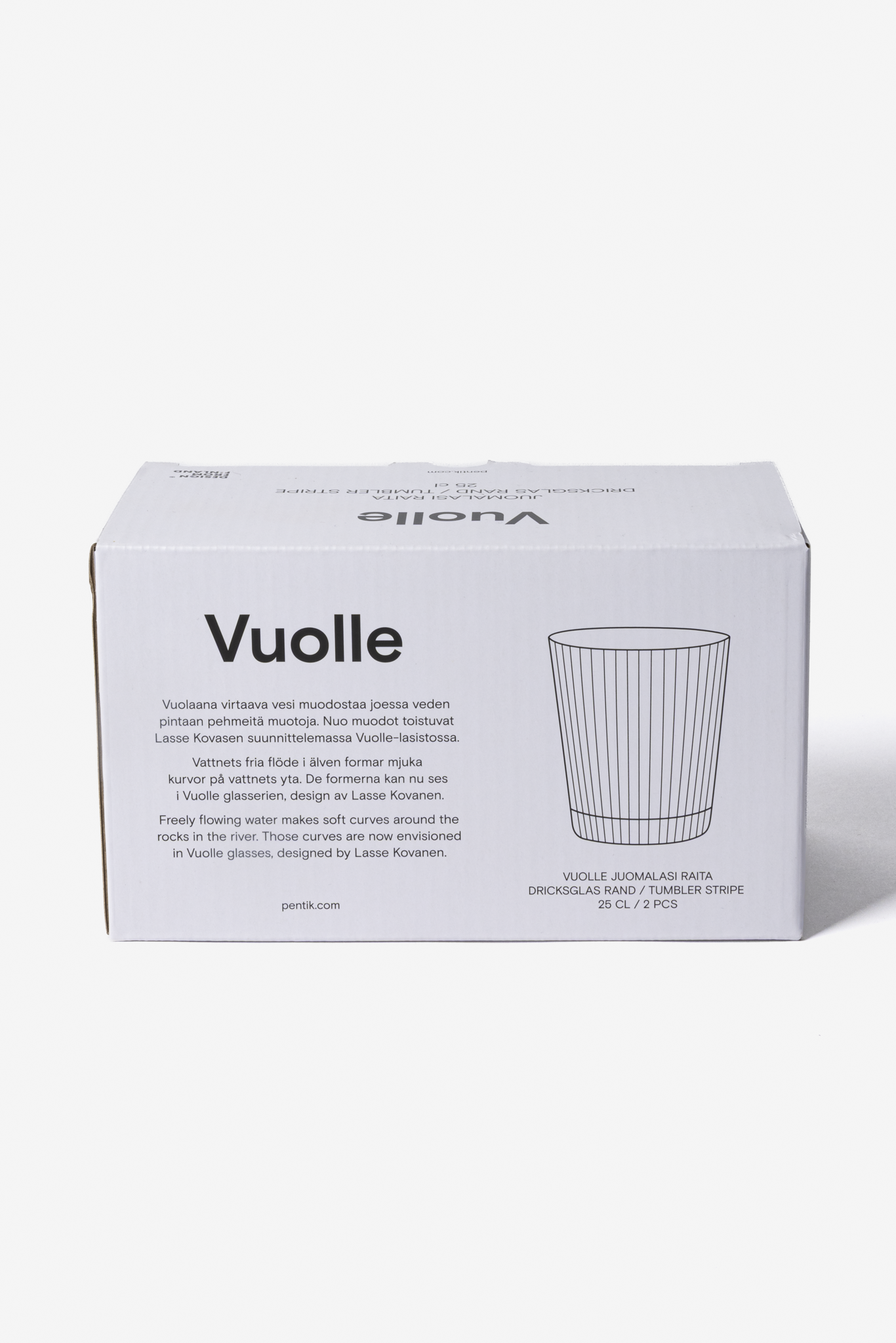 Vuolle Tumbler Stripe 2 pcs