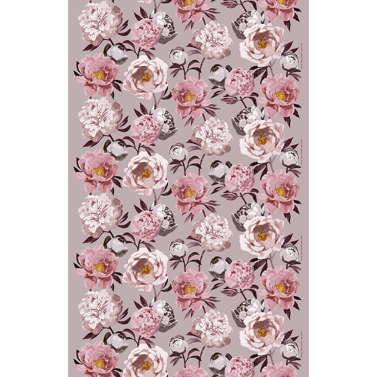 Pioni Coated Cotton Fabric