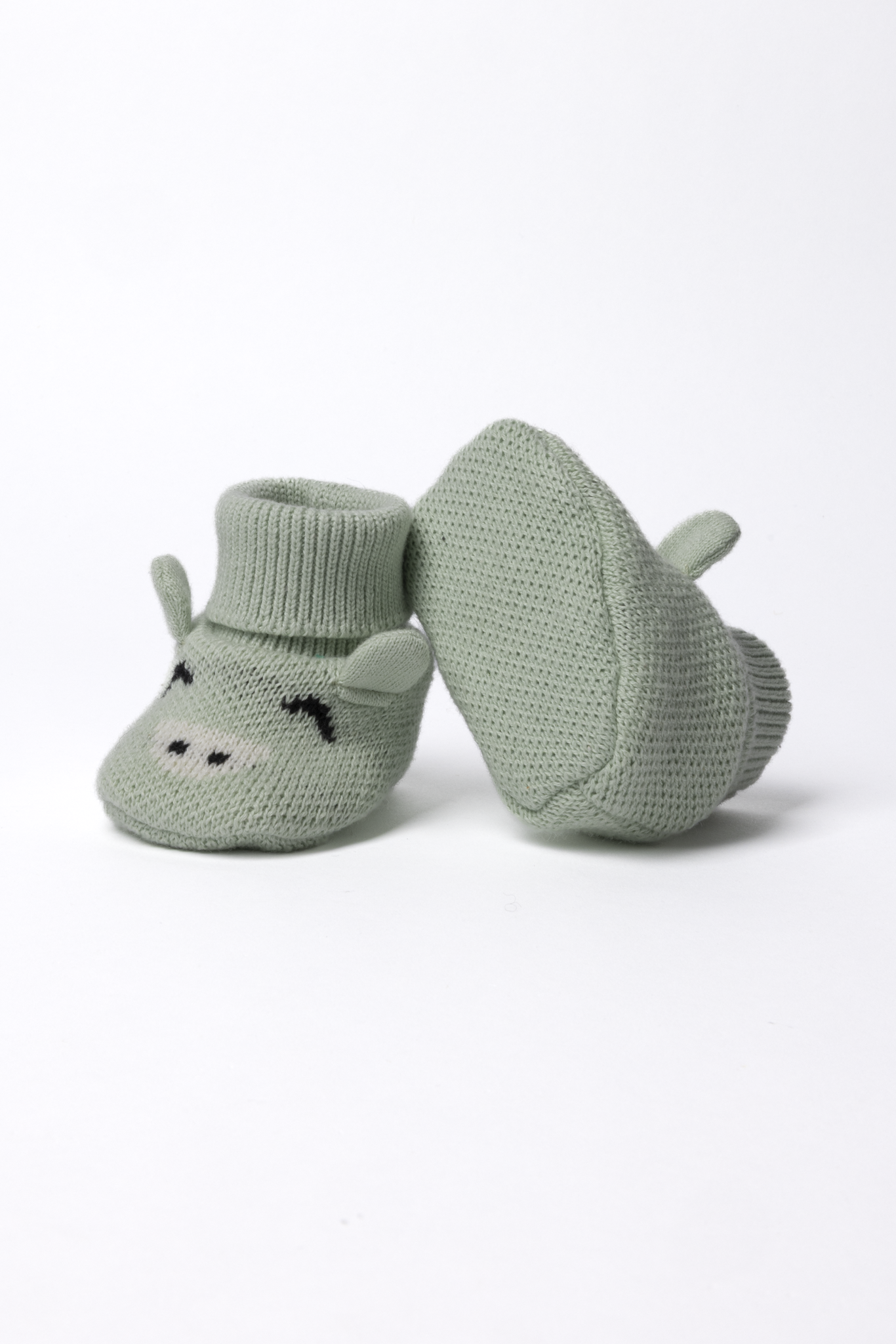 Heppa Knitted Booties 0-3 mths