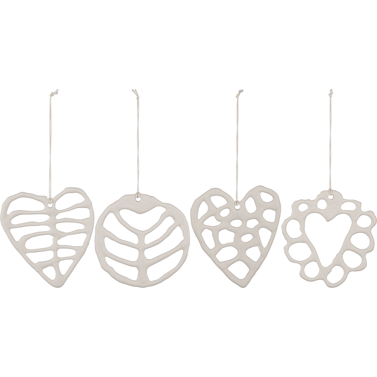 Studio Ceramic Decoration Set Christmas 4 pcs