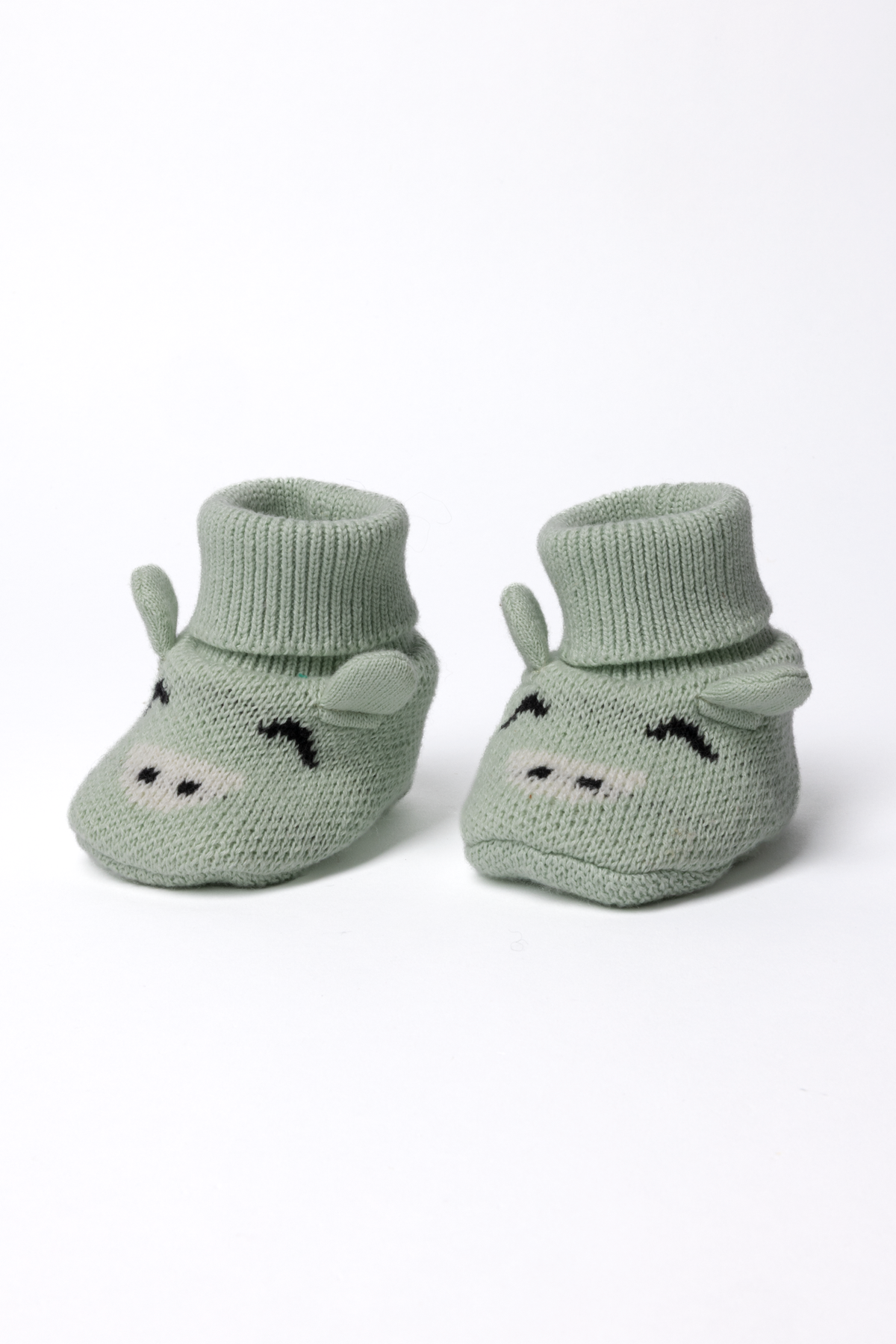 Heppa Knitted Booties 0-3 mths