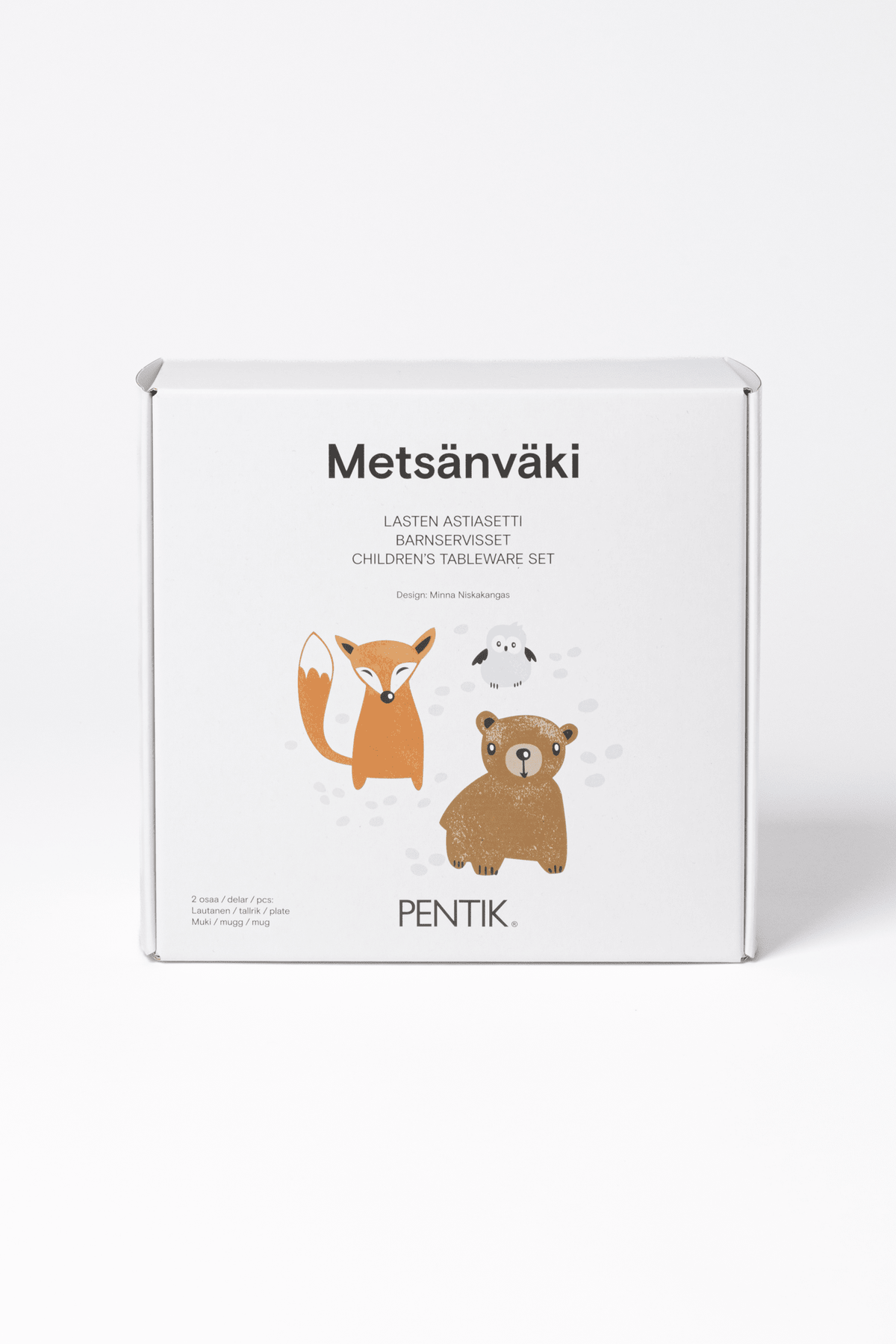 Metsänväki Astiasetti Muki 0,2 l ja Lautanen 18 cm - PENTIK - Kattaus/Astiat/Kupit ja mukit
