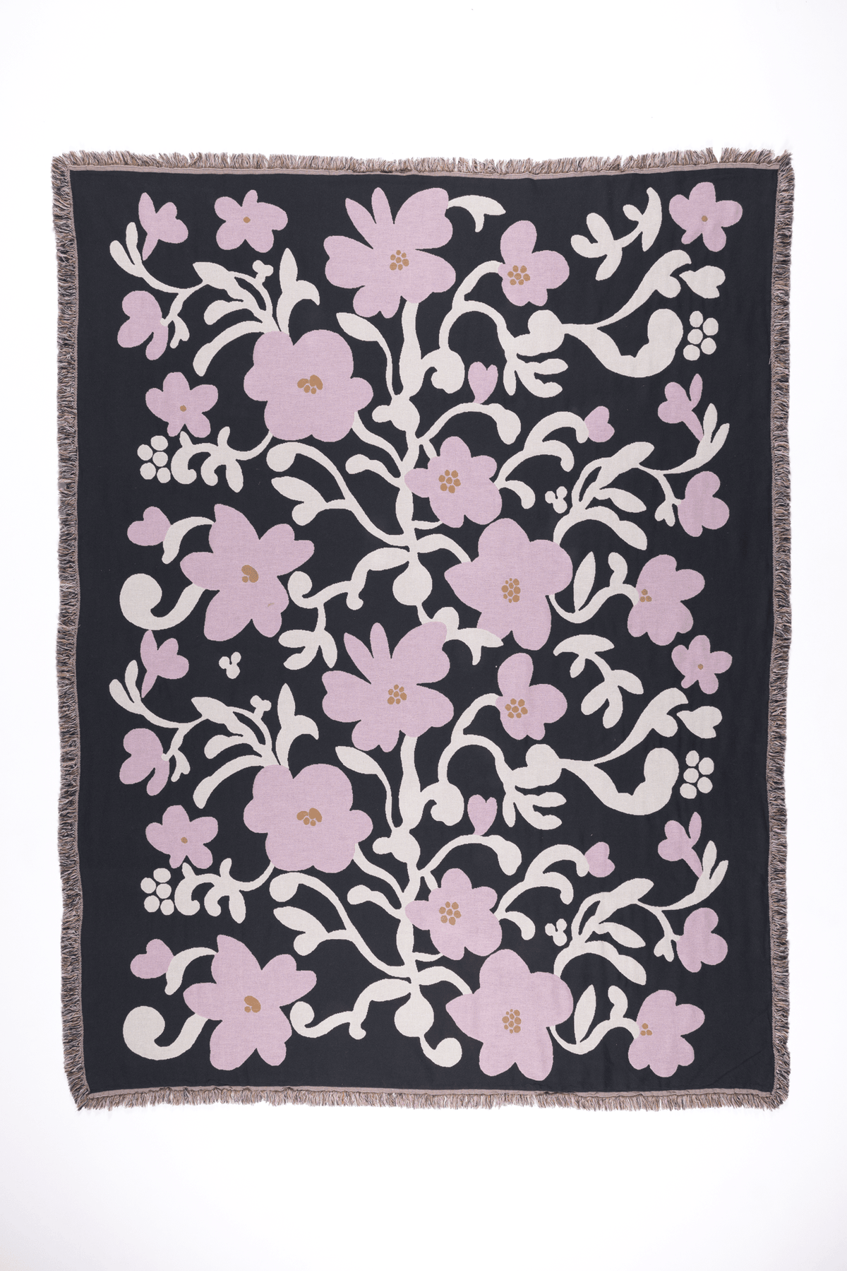 Ruusumalva Torkkupeitto Jacquard - PENTIK - Tekstiilit/Sisustustekstiilit/Torkkupeitot