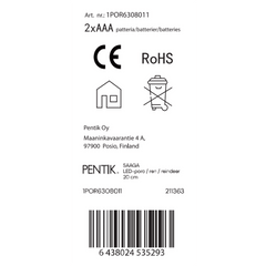 Saaga Led - poro - PENTIK - Sisustus/Piensisustus/Koristeet