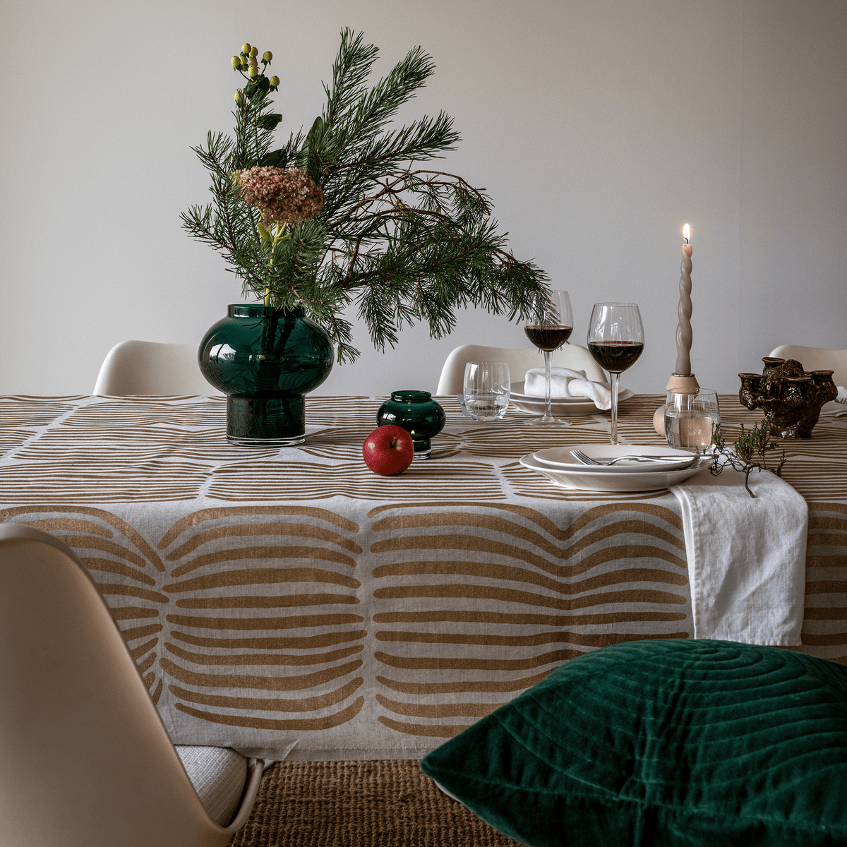 Vilja Pöytäliina Puuvilla-Pellava - PENTIK - Tekstiilit/Kattaustekstiilit/Pöytäliinat