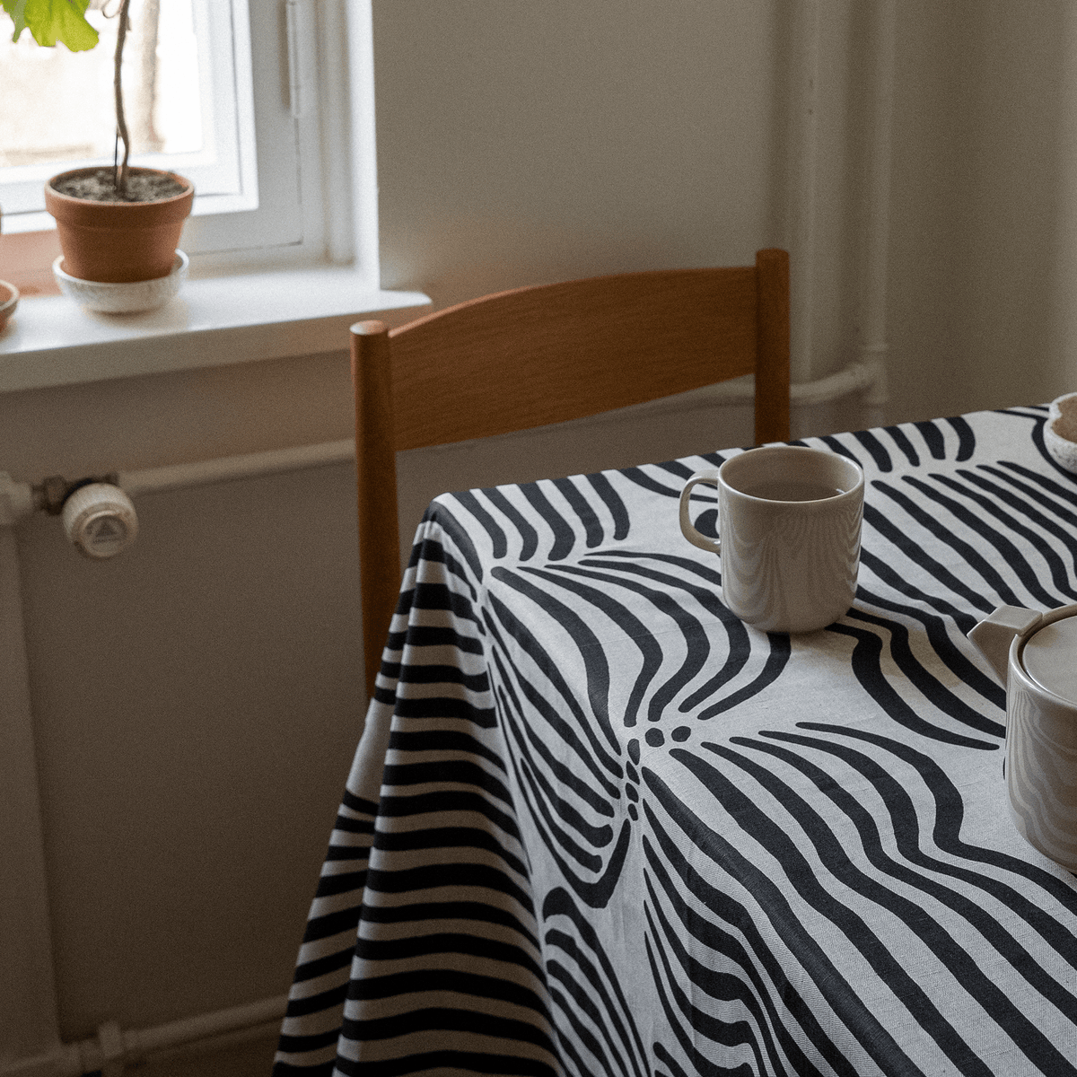 Vilja Puuvilla-Pellavakangas - PENTIK - Tekstiilit/Sisustustekstiilit/Kankaat