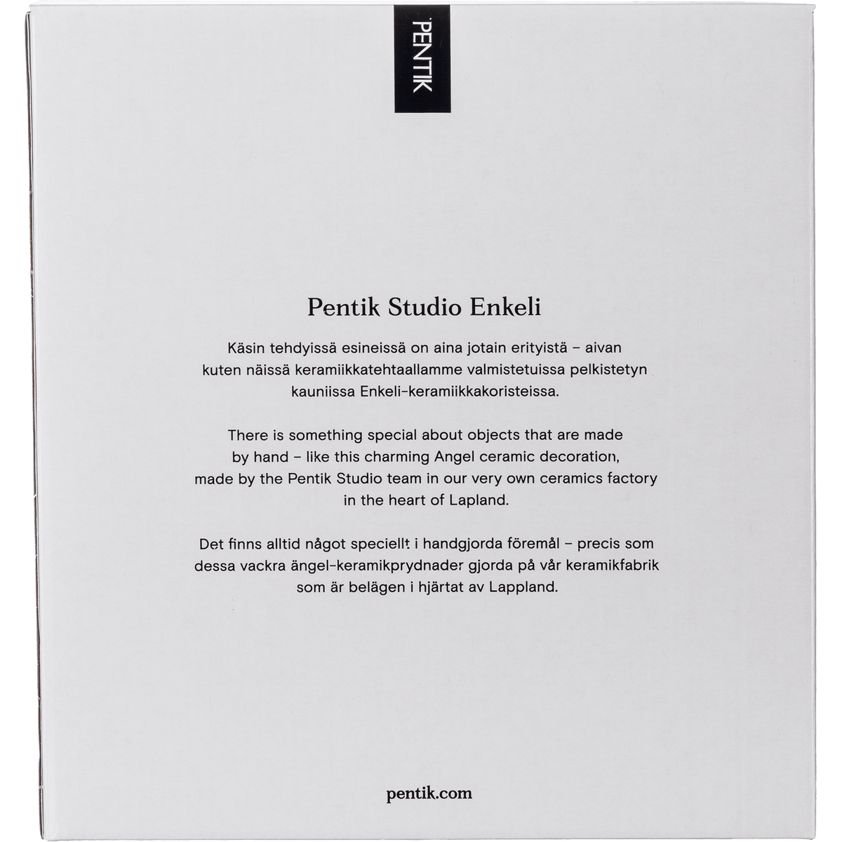 Enkeli - PENTIK - Sisustus/Taidekeramiikka/Keramiikkataulut ja veistokset