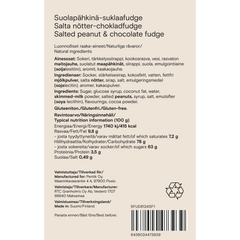Suolapähkinä - suklaafudge - PENTIK - Kattaus/Herkut/Makeiset ja pikkuleivät