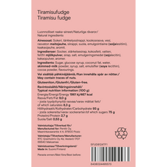 Tiramisufudge - PENTIK - Kattaus/Herkut/Makeiset ja pikkuleivät